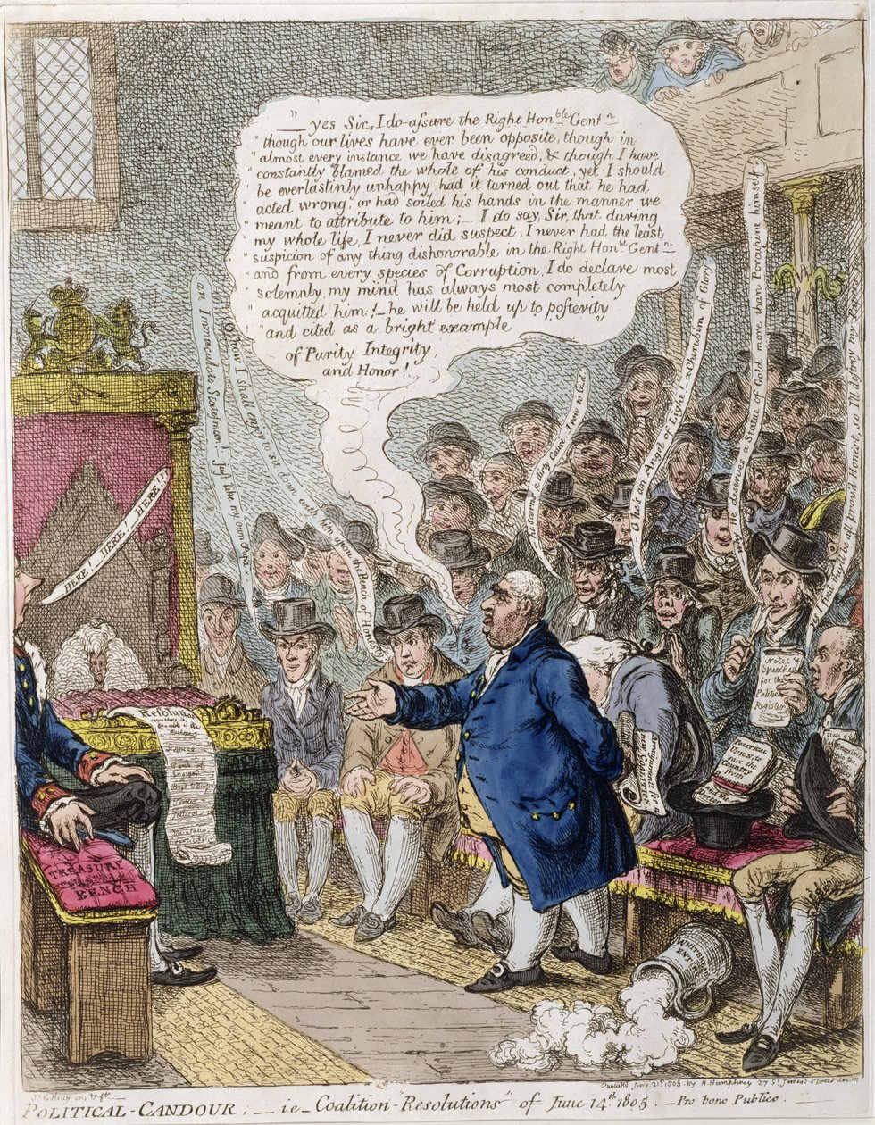 Muhteşem, 1909 by James Gillray