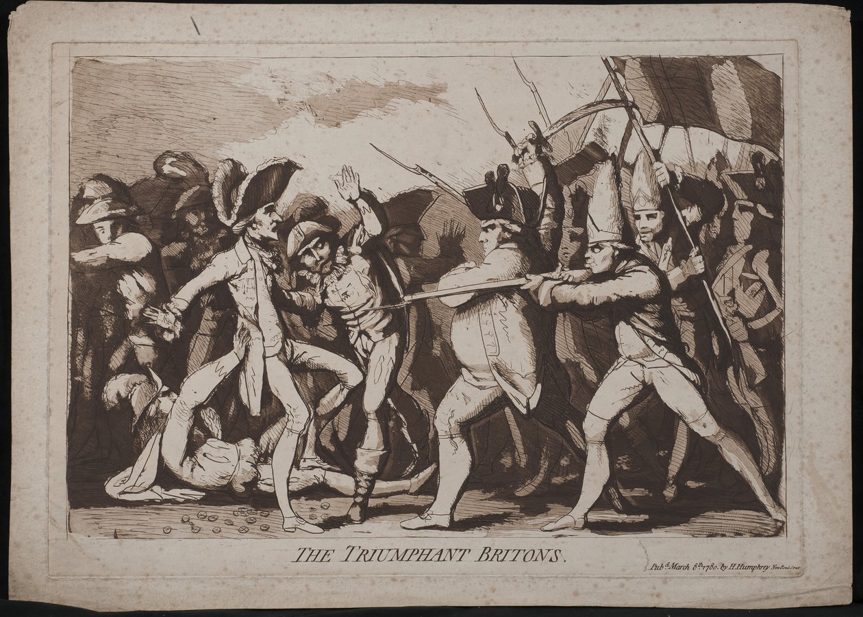 Muzaffer Britanyalılar, 1780 by James Gillray