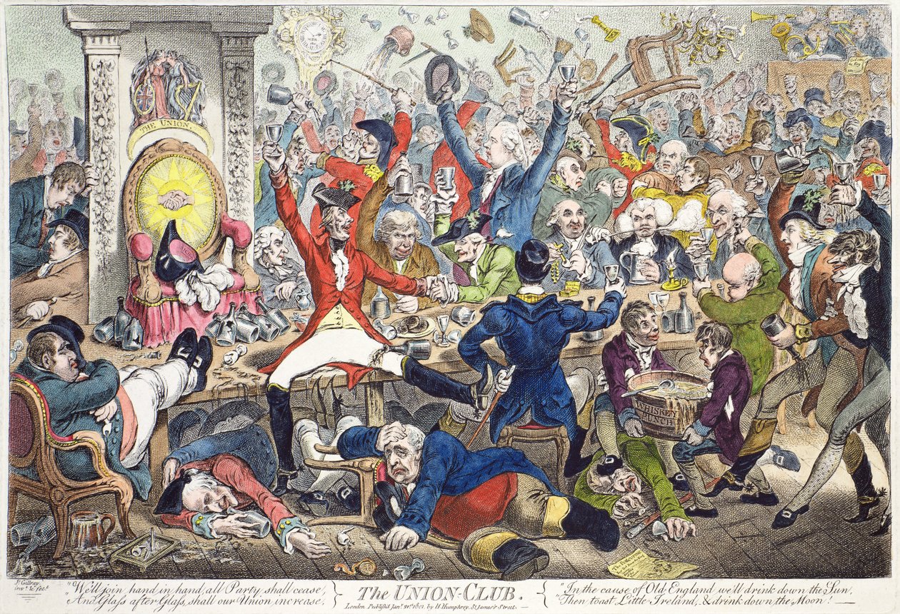 Birlik Kulübü by James Gillray