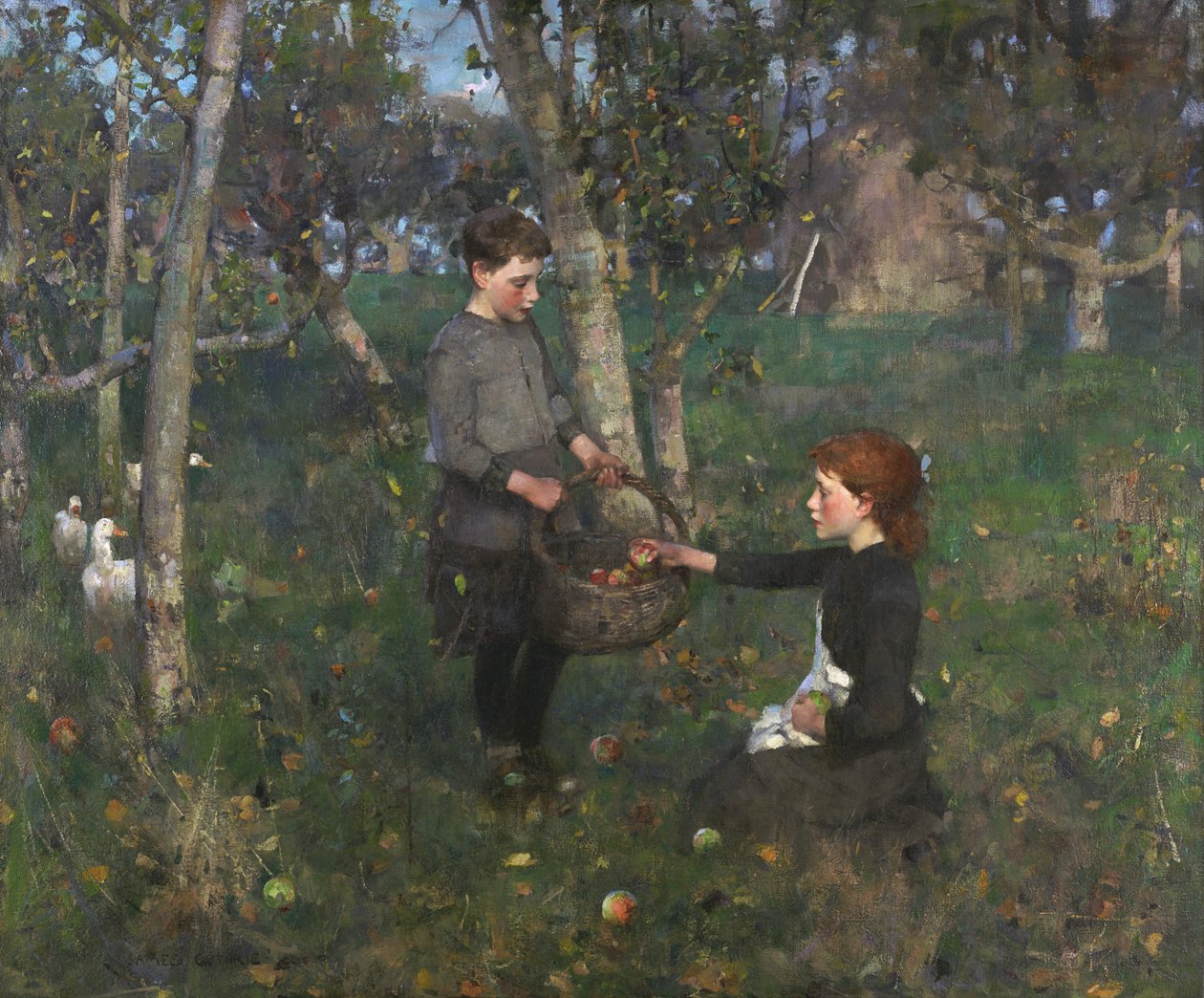 meyve bahçesinde by James Guthrie