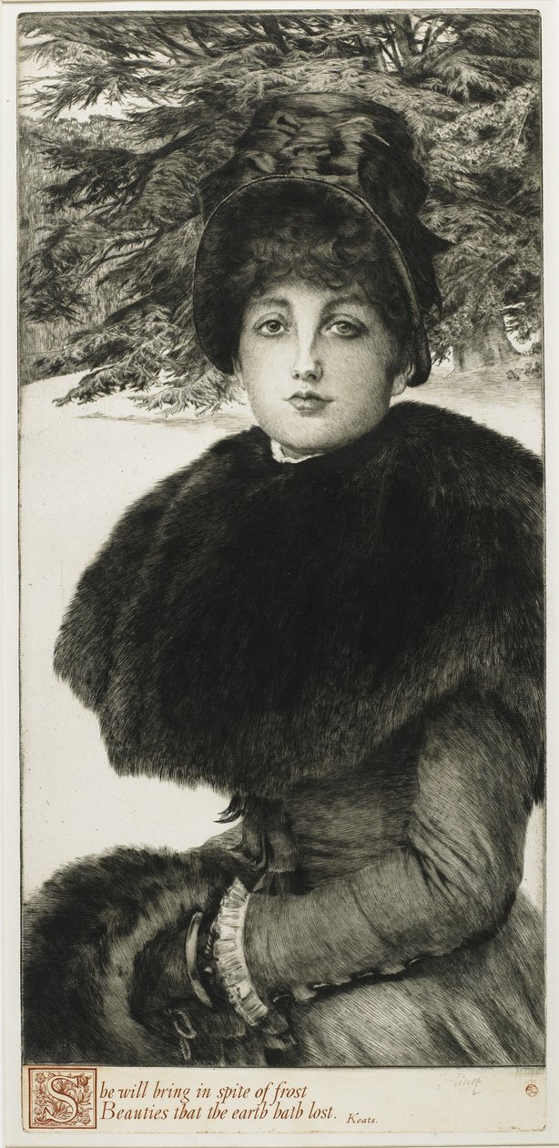 Bir Kış Yürüyüşü, 1880 by James Jacques Joseph Tissot
