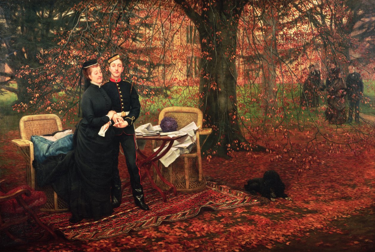 İmparatoriçe Eugenie (1826-1920) ve Eugene-Louis Napolyon Bonapart (1856-79), Chislehurst, Camden Place
