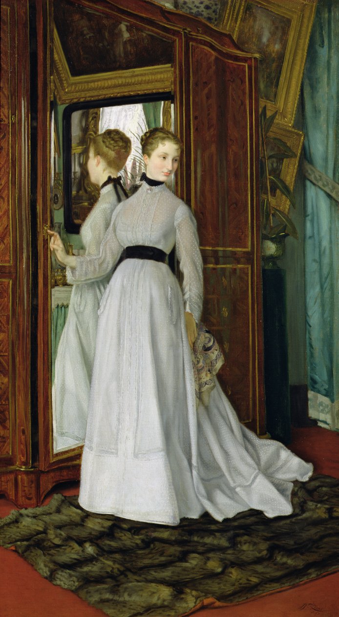 Kabine, 1867 by James Jacques Joseph Tissot