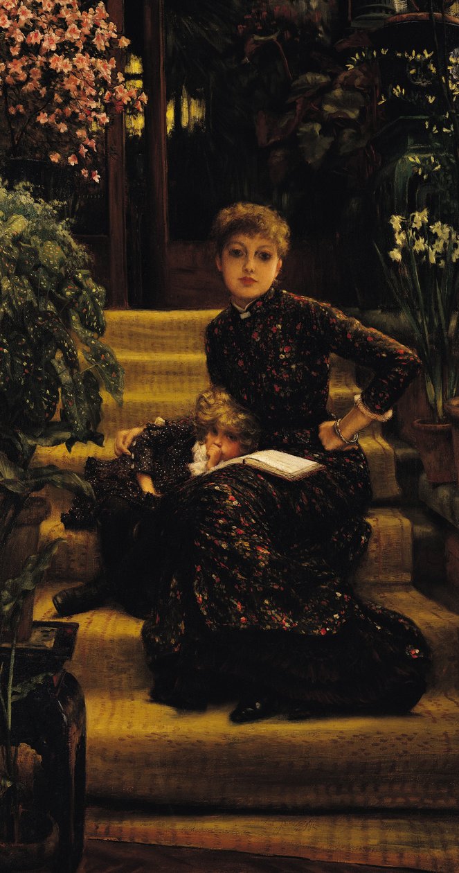 Anne ve Çocuk veya Abla, c.1881 by James Jacques Joseph Tissot