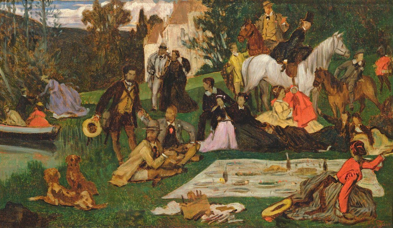 Piknik, c.1865-68 by James Jacques Joseph Tissot