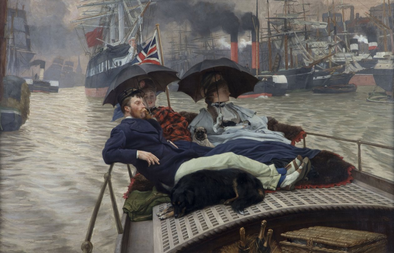 Thames, 1876 by James Jacques Joseph Tissot
