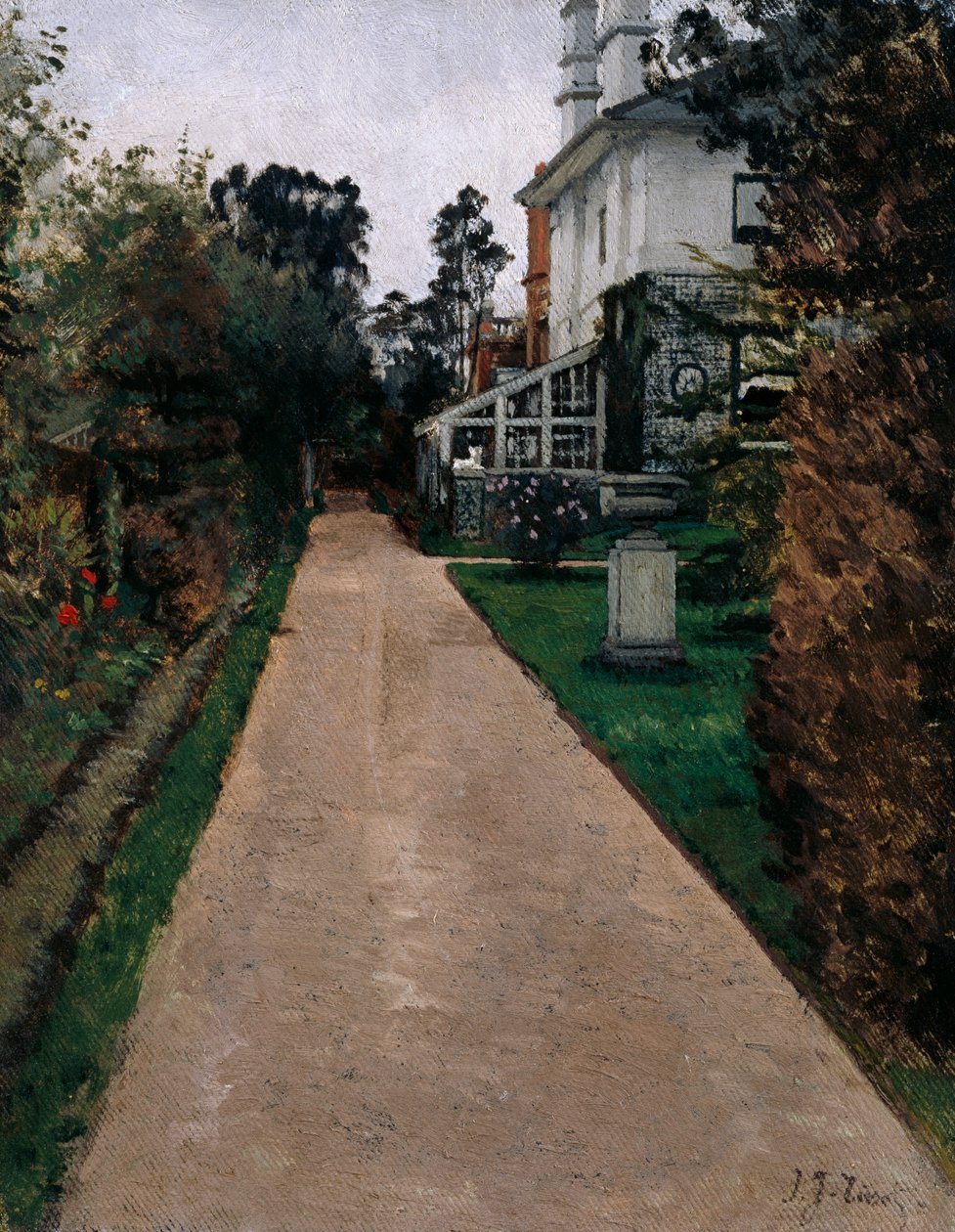 17 Grove End Road'daki bahçenin görünümü, 1874-82 by James Jacques Joseph Tissot