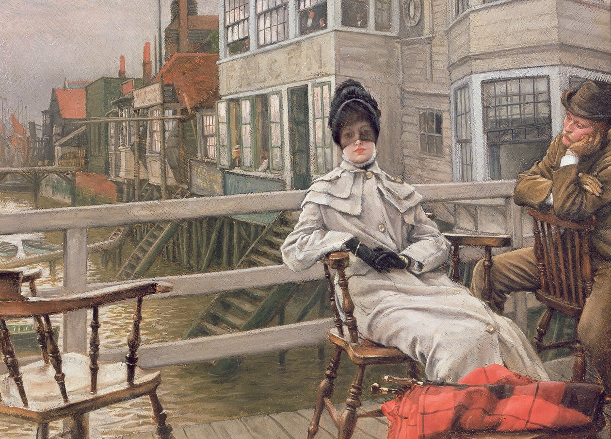 Vapuru Beklerken, 1878 dolayları (panel) by James Jacques Joseph Tissot