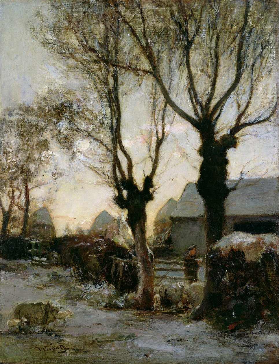 Kışın Çiftlik Bahçesi by James Lawton Wingate