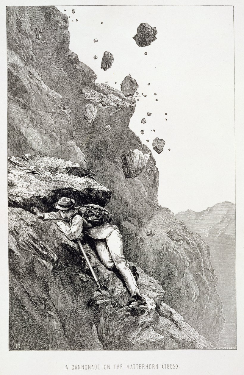 Edward Whymper (1840-1911) tarafından oyulmuş 