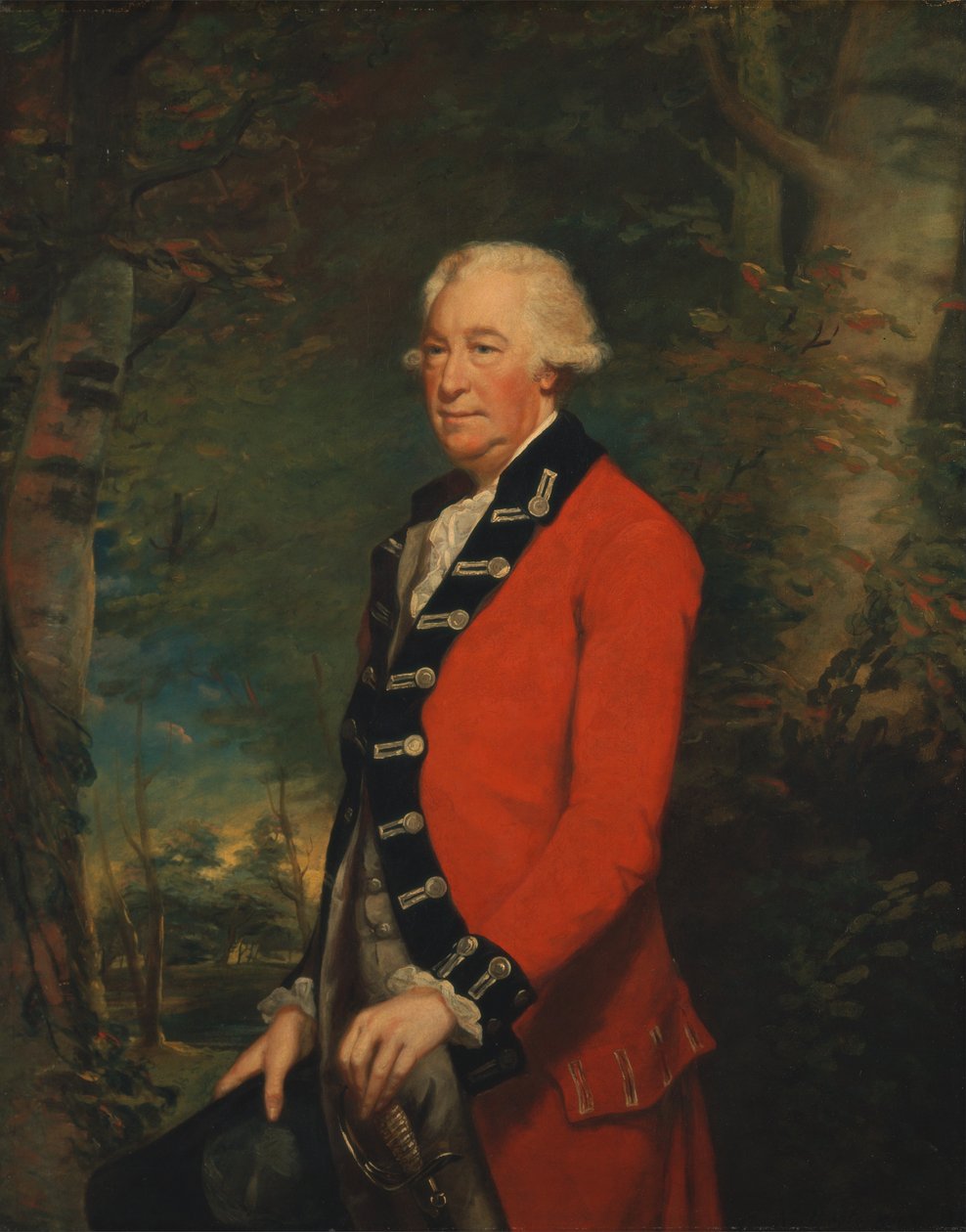 Sir Ralph Milbanke, Bt., Yorkshire (Kuzey Binme) Milis Üniforması içinde by James Northcote