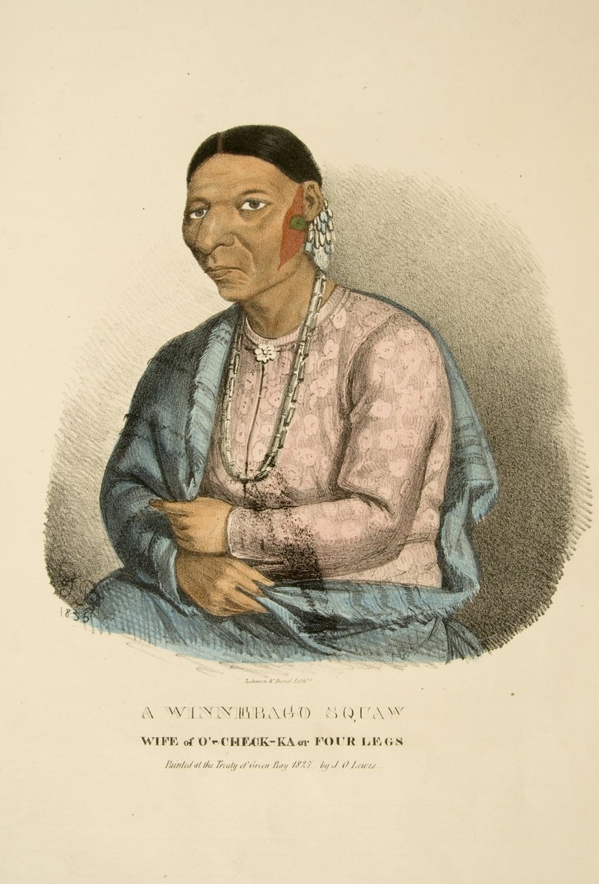 Bir Winnebago Squaw by James Otto Lewis