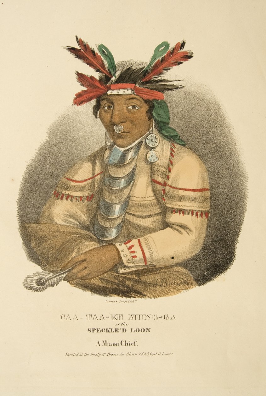Ka-ta-ke muged-gay ve benekli loon by James Otto Lewis