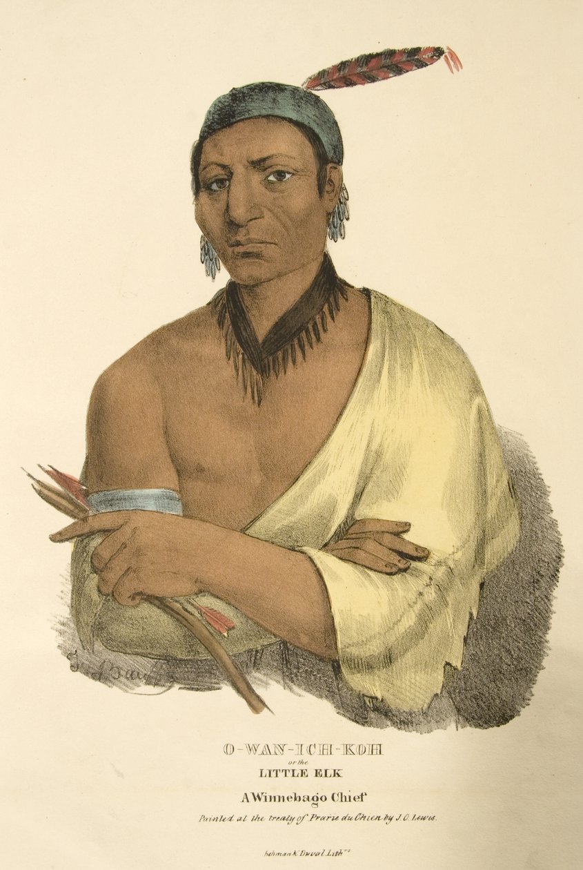 O-wan-ich-koh veya Küçük Elk by James Otto Lewis