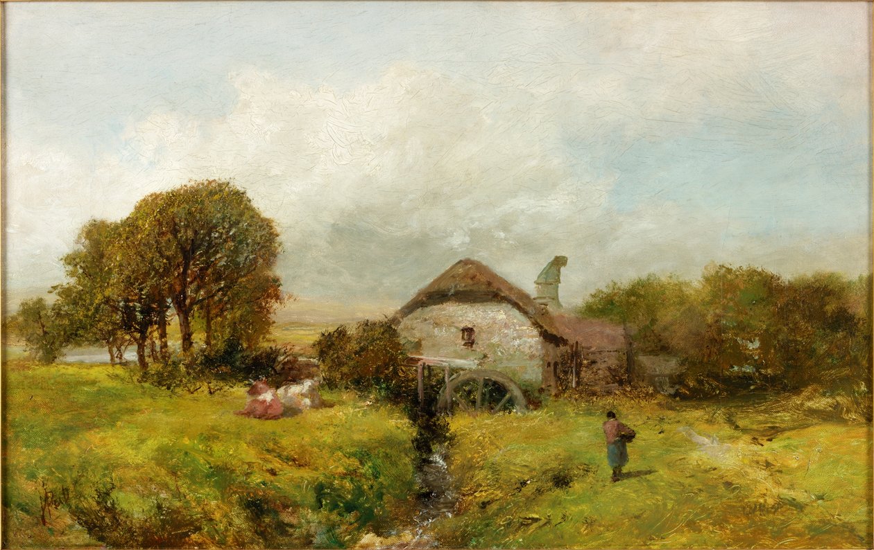 Sheppard yakınlarındaki Değirmen, Devon, 1865 dolayları by James Peel