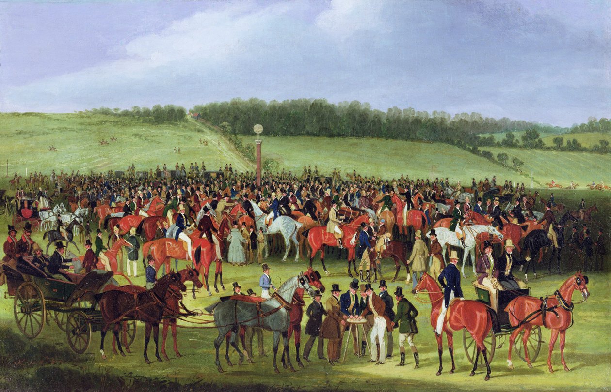 Epsom Yarışları: Bahis İlanı by James Pollard