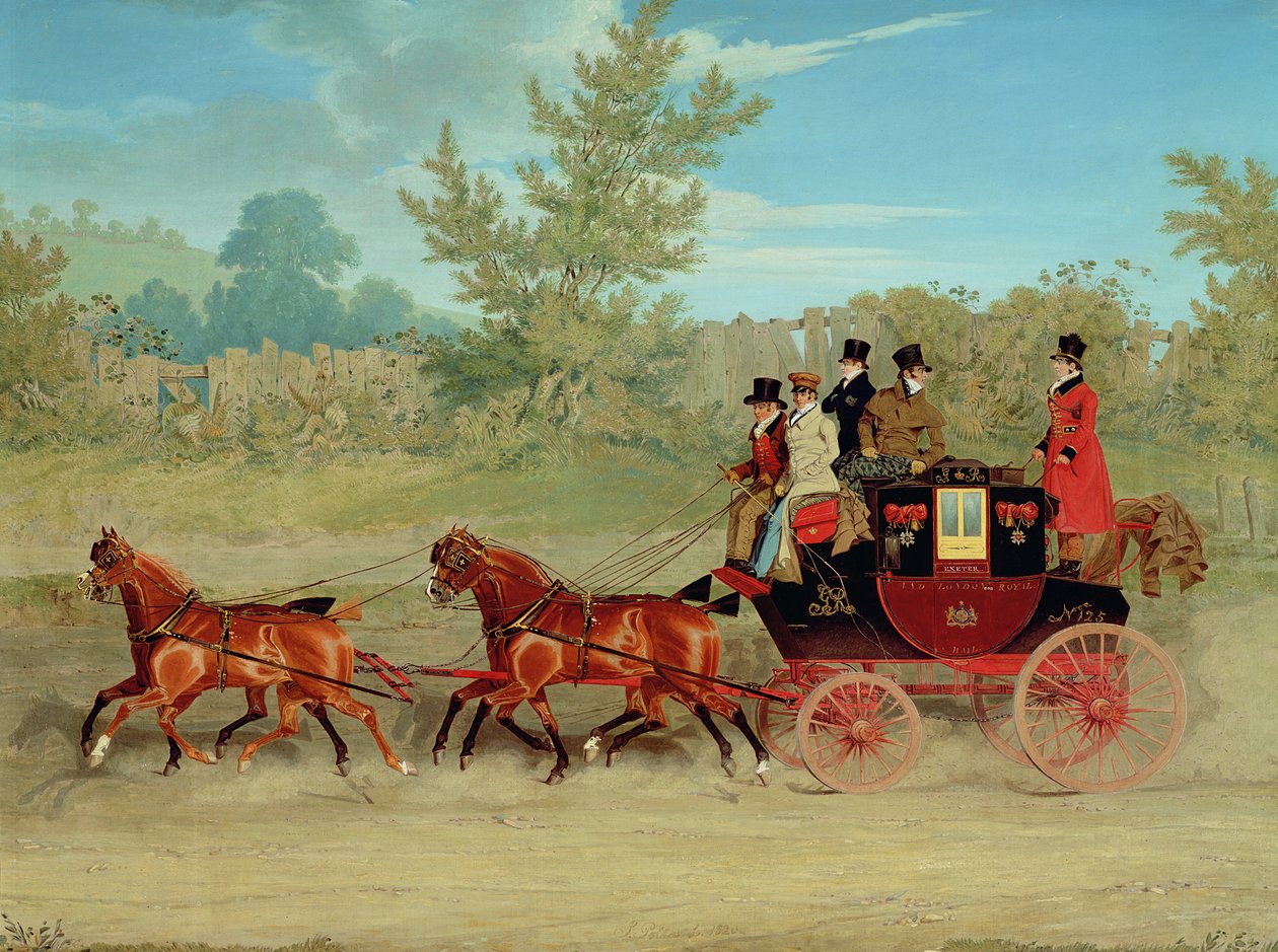 Bir ülke yolunda Exeter Royal Mail by James Pollard