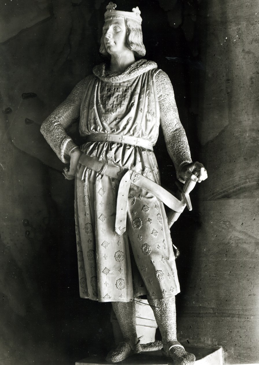 Fransa Robert (1216-50), Artois Kontu (1237-50) 1842-43 (alçı) by James Pradier