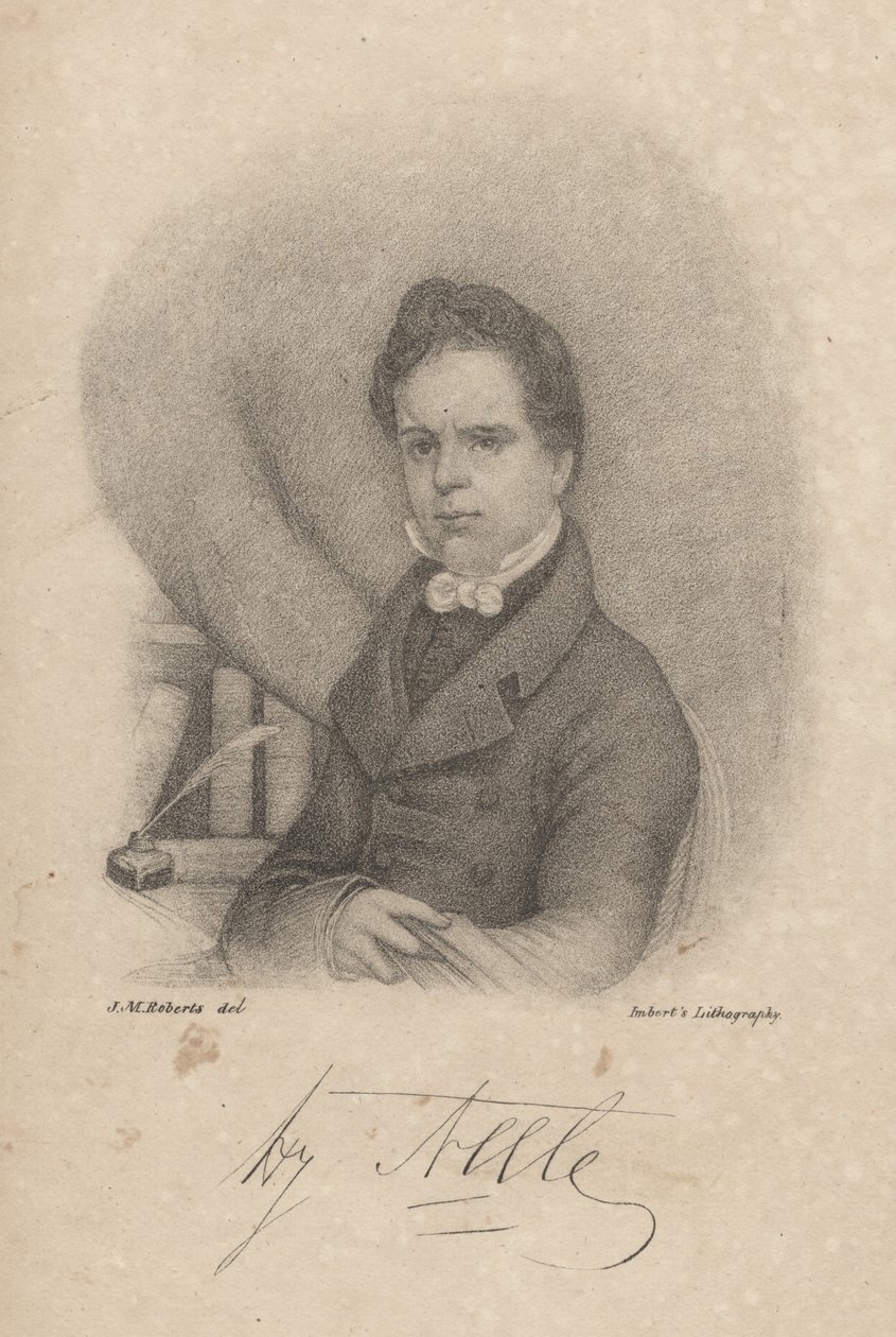 Robert Owen, 1828 by James Reid Lambdin