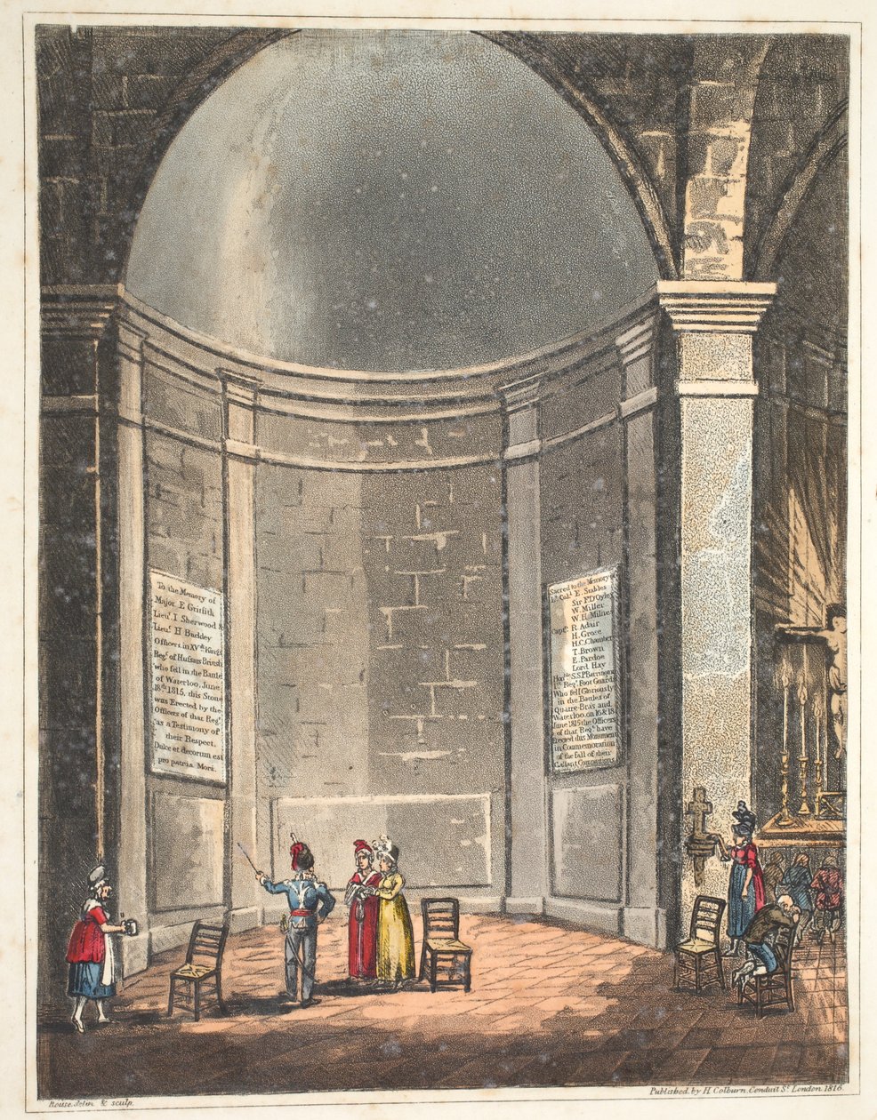Waterloo Şapeli'nin içi by James Rouse