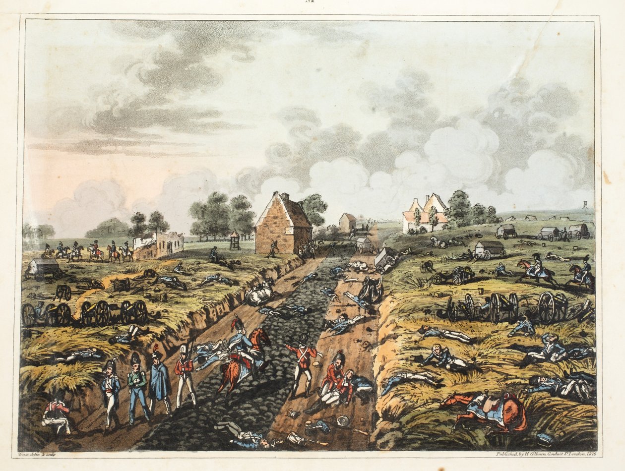 La Belle Alliance, Fransız pozisyonunun merkezi by James Rouse
