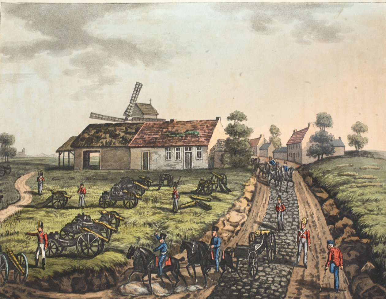Mont St Jean köyünün bir parçası by James Rouse