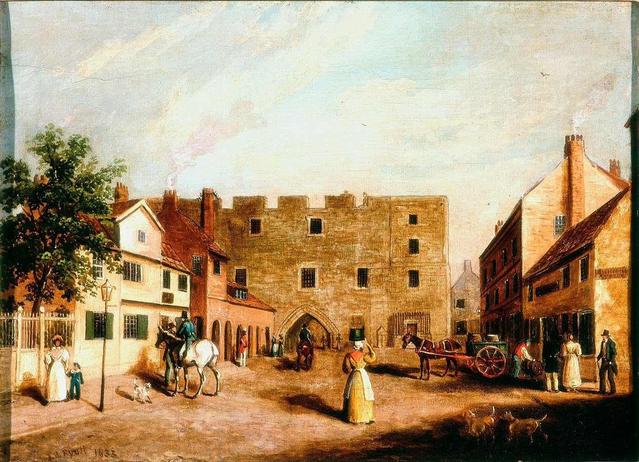 Newgate, Newcastle upon Tyne, 1820 dolayları by James Russell Ryott