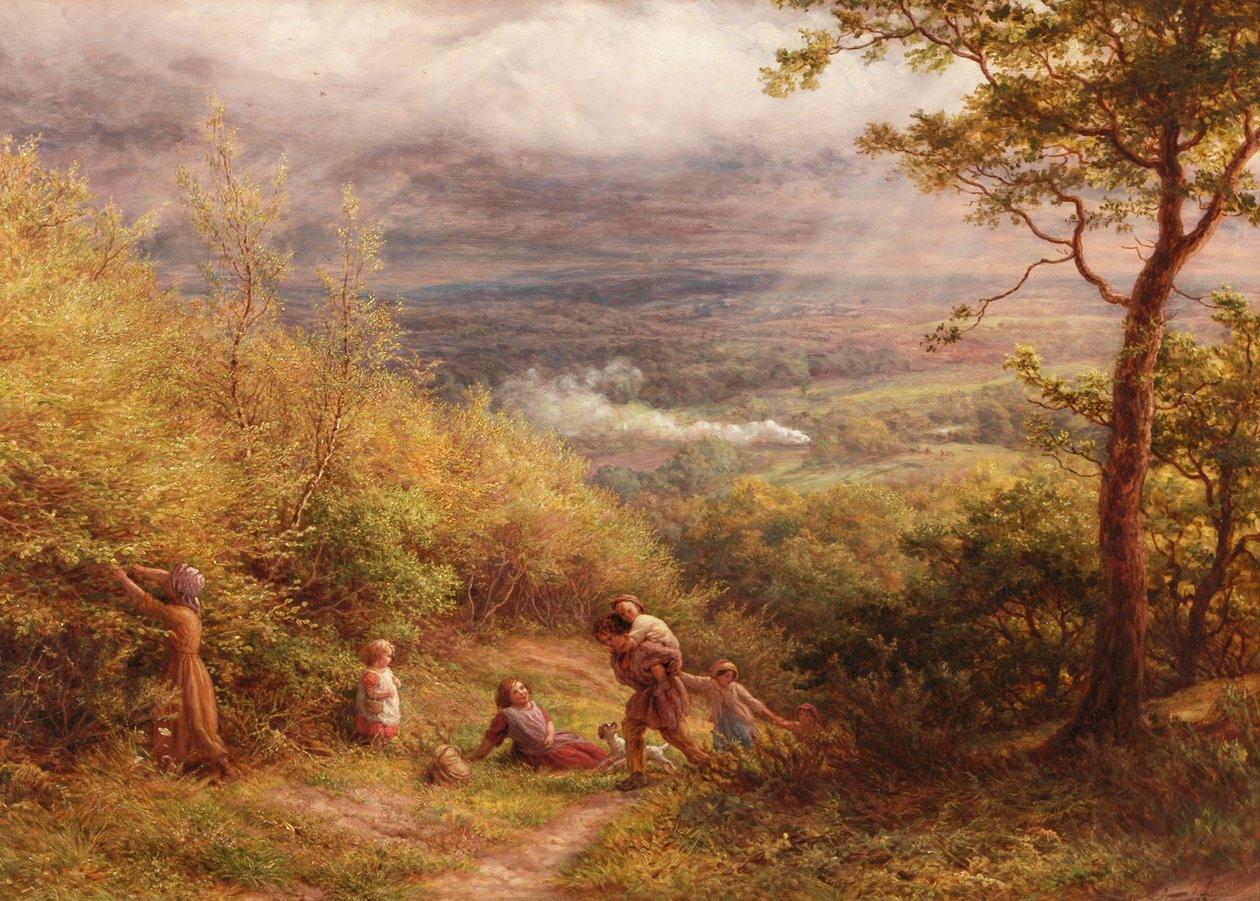 Son Parıltı, 1872 by James Thomas Linnell