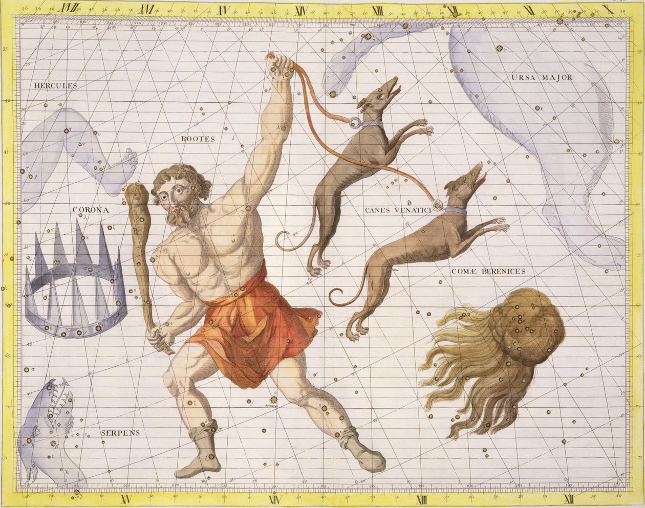 Çizme Takımyıldızı, John Flamsteed (1646-1710) tarafından 