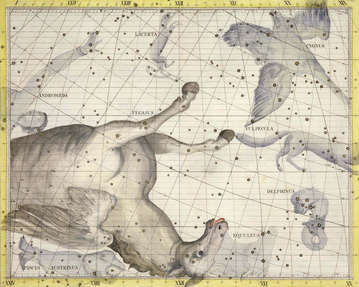 Pegasus Takımyıldızı, John Flamsteed (1646-1710) tarafından 