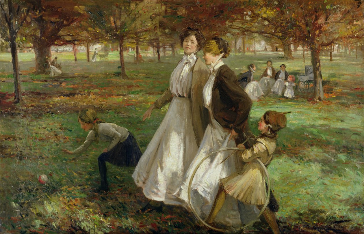 Autumn in Kensington Gardens  by James Wallace