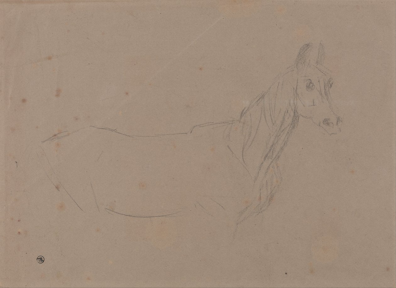 Bir Kısrak, Muhtemelen LAmour de Cheval için Bir Çalışma, Tarihli 1827, Tate Gallery
