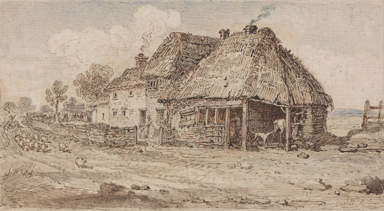 Kulübe ve Çiftlik Binaları by James Ward