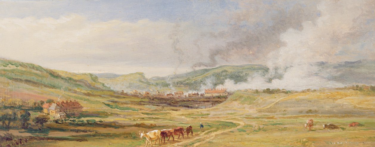 Swansea, Güney Galler yakınlarındaki manzara by James Ward