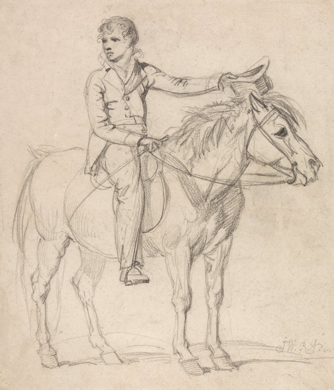 Lord Stanhope (Daha sonra Chesterfield Kontu) Bir Çocukken, Midilli Biniyor by James Ward