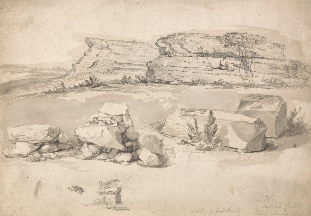 Thanet Adası, Richbro Kalesi Harabeleri by James Ward
