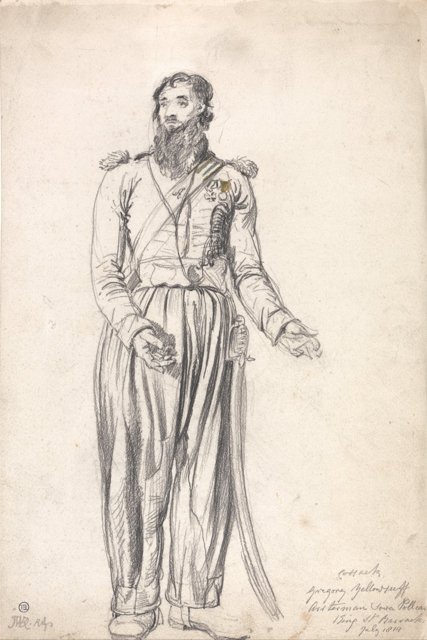 Kazak, Gregory Yelloserf, Temmuz 1814 by James Ward