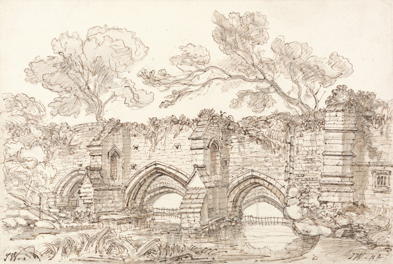 Eski Çift Köprü, Bury St. Edmunds by James Ward