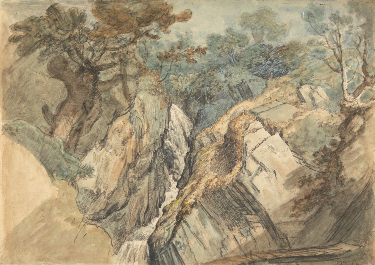 Şelale, Kuzey Galler by James Ward