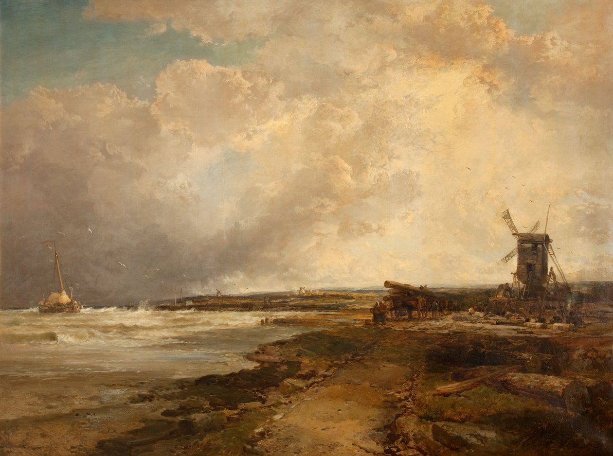 Sussex Sahilinde Fırtınadan Sonra, 1882-83 by James Webb