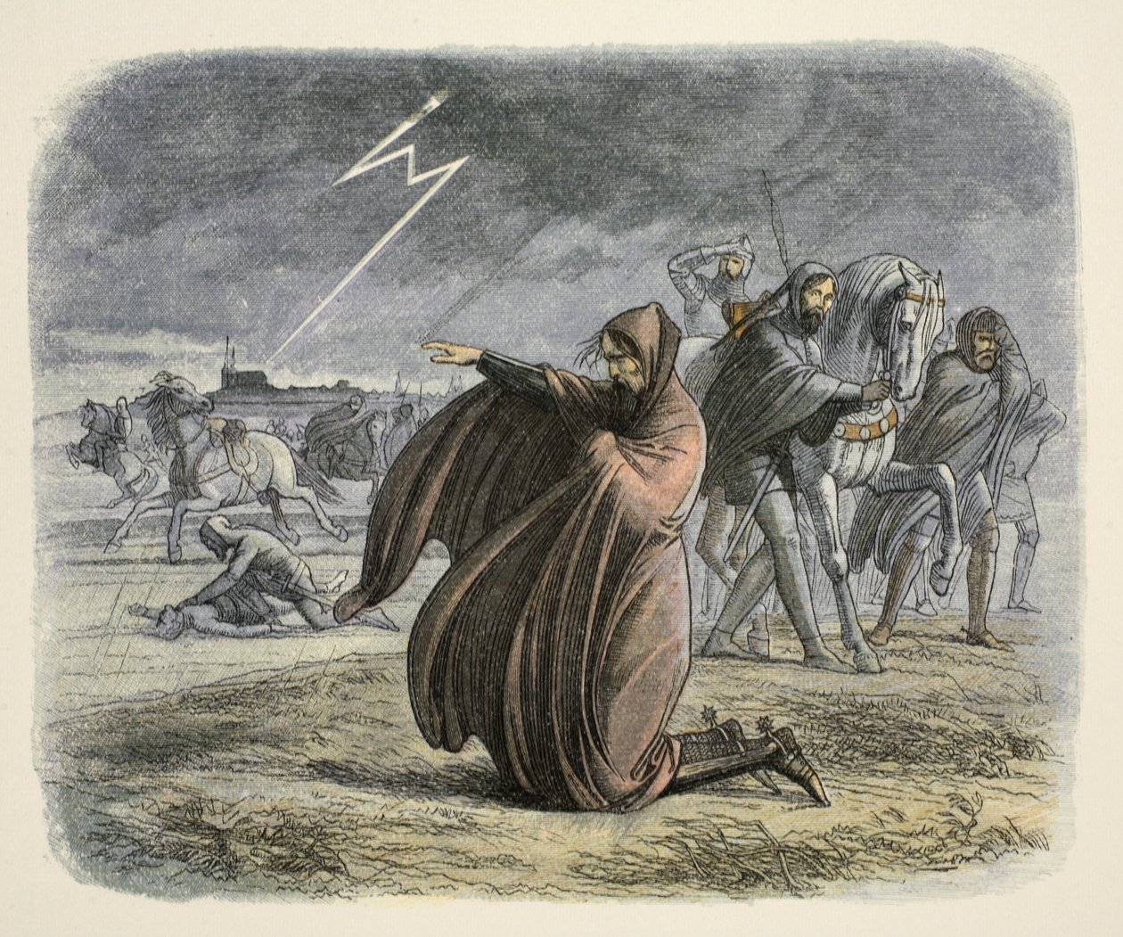 Edward III, A Chronicle of England BC 55'ten MS 1485, pub'a kadar barış yapacağına yemin ediyor. Londra, 1863 by James William Edmund Doyle