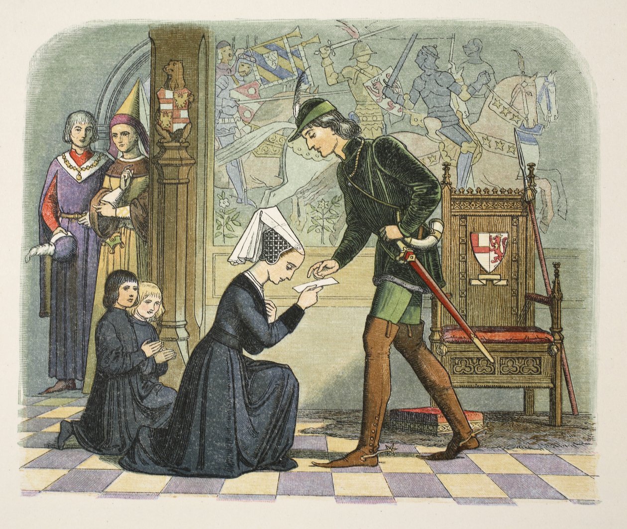 Edward IV ve Lady Elizabeth Grey, 1 Mayıs 1464, A Chronicle of England M.Ö. 55