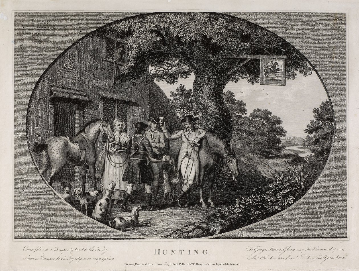 Robert Pollard (1755-1838) tarafından kazınmış avcılık by James (after) Pollard