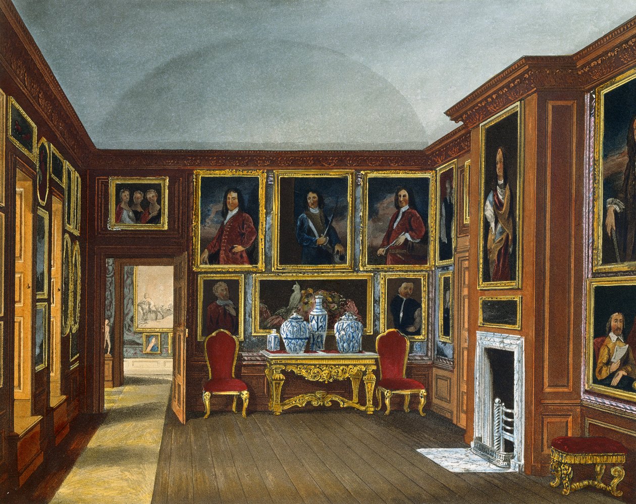 Amiraller Galerisi, Daniel Havell (1785-1826) tarafından yapılan gravür, James Stephanoff