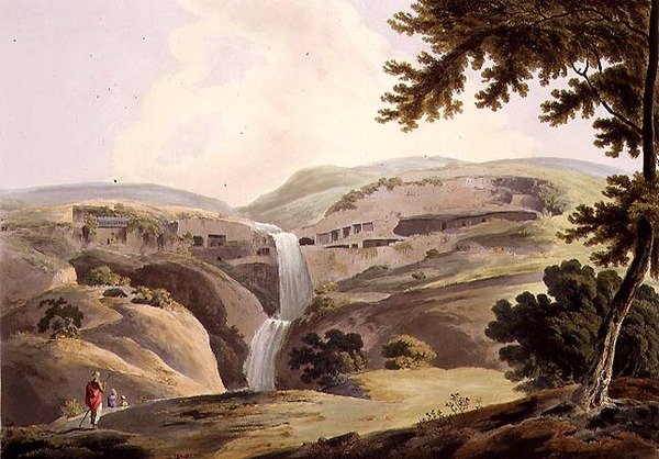 Ellora Dağı, 3. görünüm, Thomas Daniell (1749-1840) pub tarafından oyulmuş 