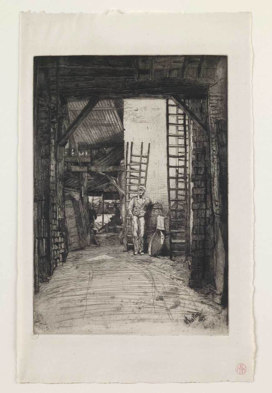 W. Jones, Limeburner, Thames Sokağı by James Abbott McNeill Whistler