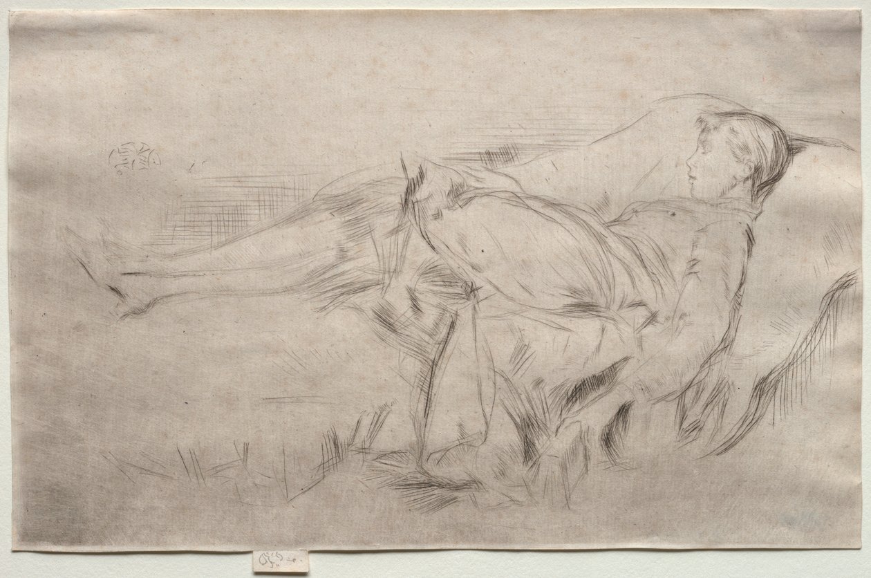 Kanepede Bir Çocuk, No. 2. by James Abbott McNeill Whistler