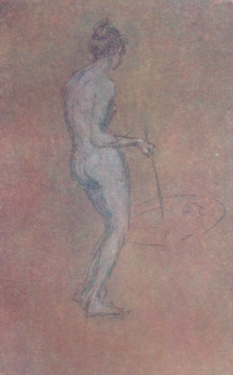 Çıplak Bir Çalışma, c1864, 1904 by James Abbott McNeill Whistler