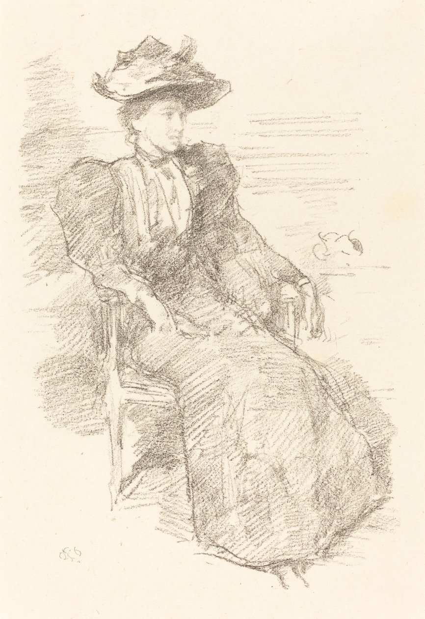 Bir Portre: Mildred Howells, 18941896. by James Abbott McNeill Whistler