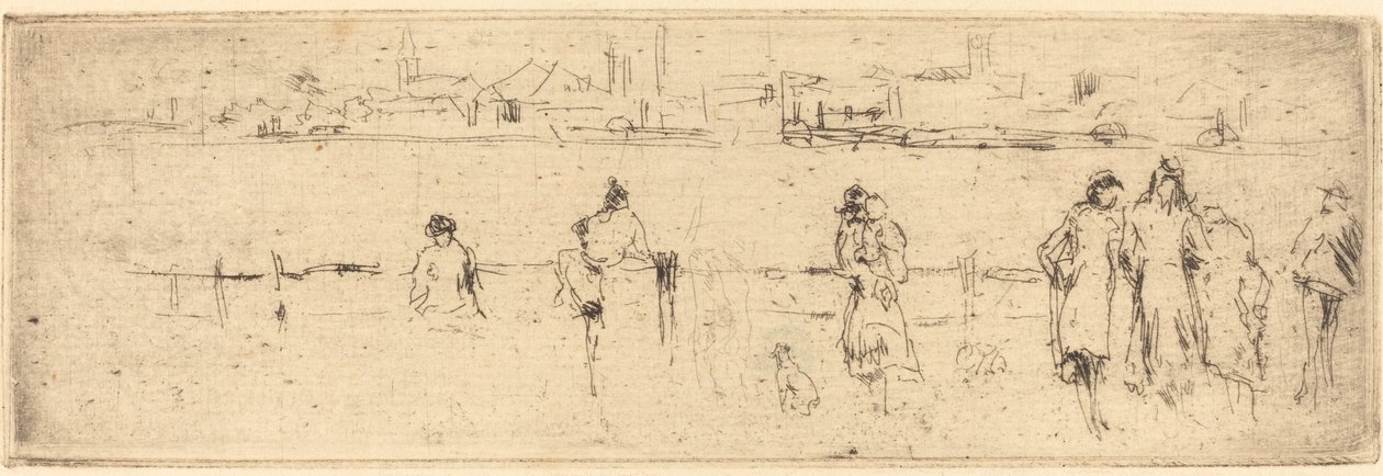 Dolgu Üzerine Bir Eskiz, c. 18841886. by James Abbott McNeill Whistler